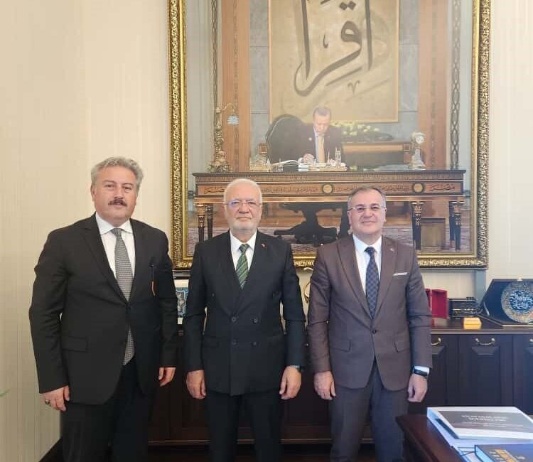 Hacılar Belediye Başkanı Özdoğan, AK Parti Genel Başkan Vekili Elitaş ile Projeleri Görüştü Hacılar Belediye Başkanı Bilal Özdoğan, AK Parti Genel Başkan Vekili