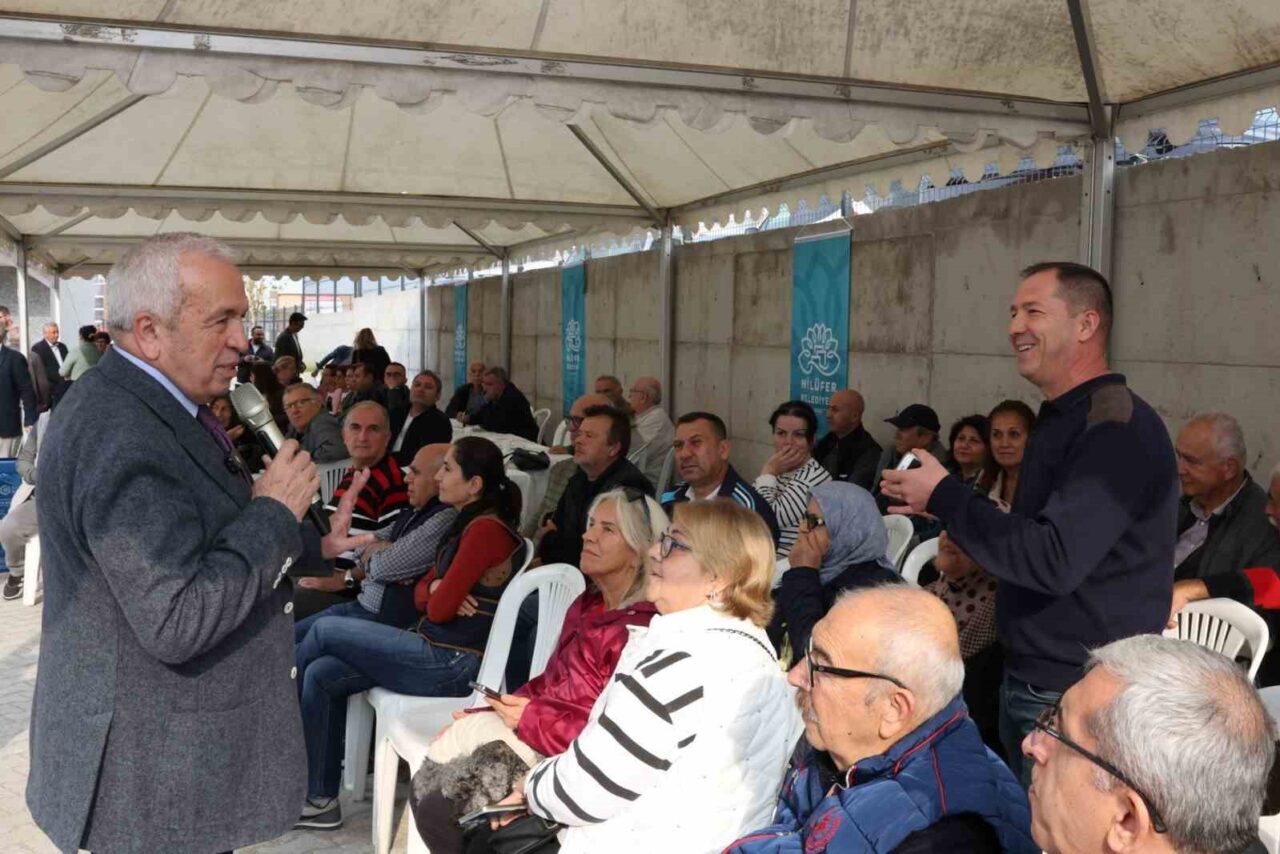 Nilüfer Belediye Başkanı Şadi Özdemir, "Şadi Başkan Mahallende Söz Sende"