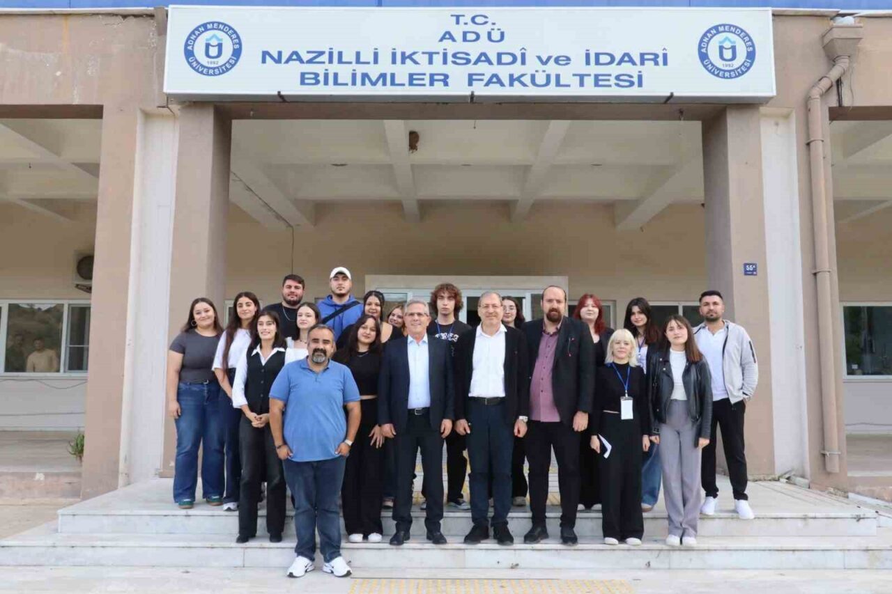 Nazilli Belediye Başkanı Dr. Ertuğrul Tetik, Aydın Adnan Menderes Üniversitesi'nde