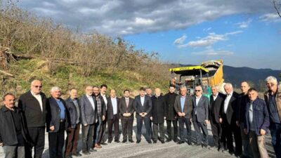 Ulubey Belediye Başkanı İsa Türkcan, Sapdere-Damarlı yolunda süren çalışmaların önemini