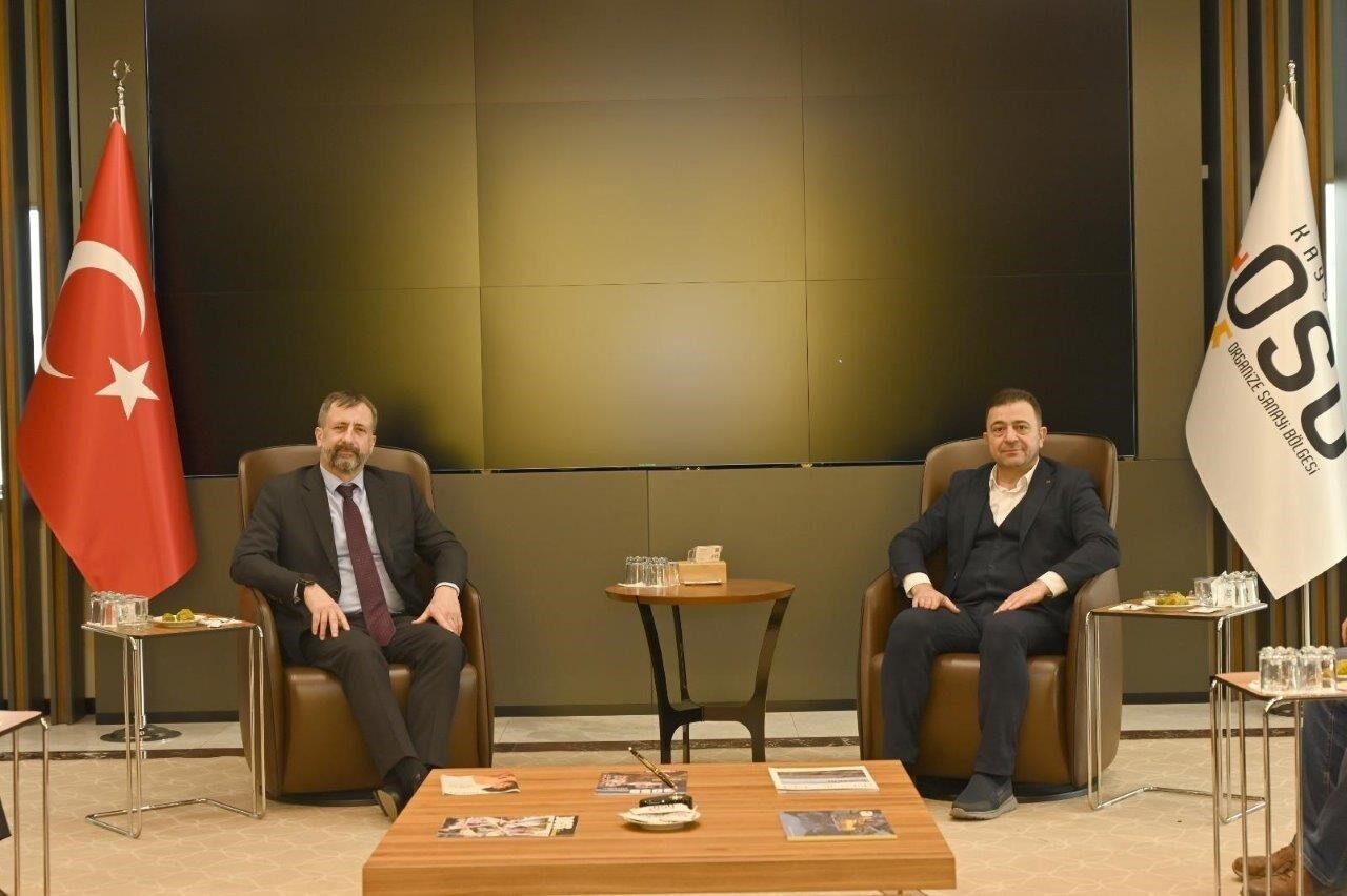 Kayseri OSB Başkanı Mehmet Yalçın, Çek Cumhuriyeti Büyükelçisi Petr Stephanec'i