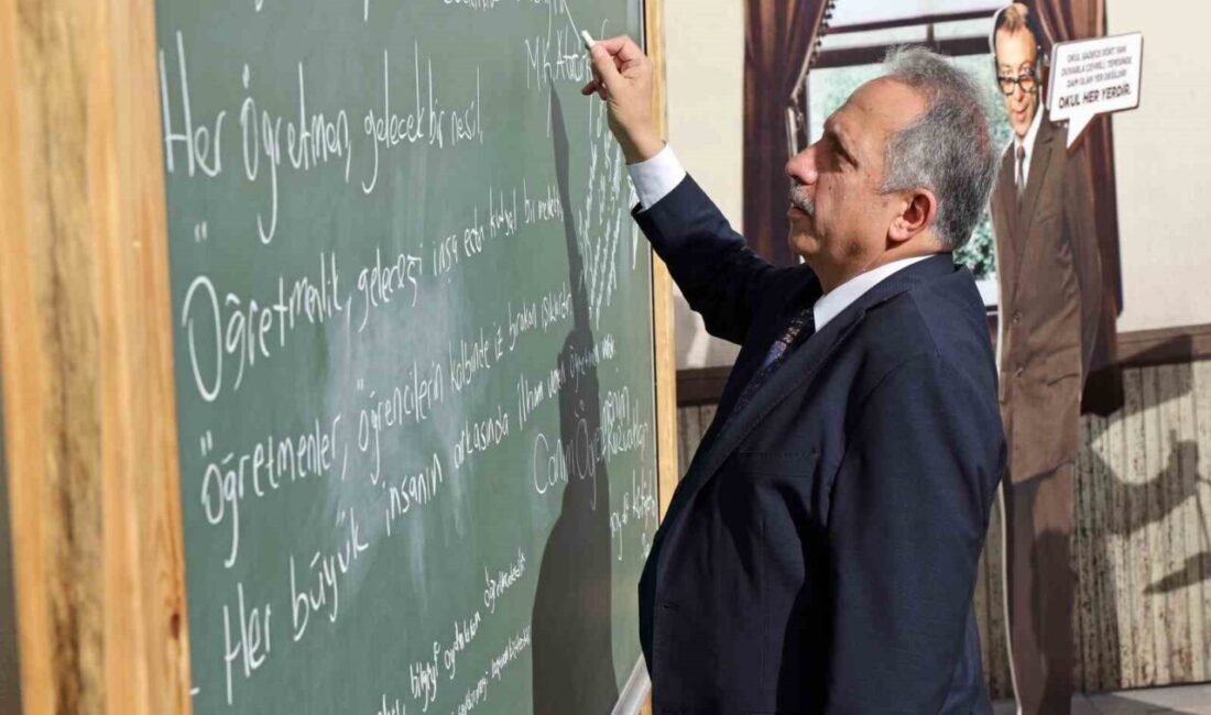 Başkan Yalçın’dan Öğretmenler Günü Mesajı: Eğitimin Geleceği Şekillendirdiğinin Altı Çizildi Talas Belediye Başkanı Mustafa Yalçın, 24 Kasım Öğretmenler Günü dolayısıyla