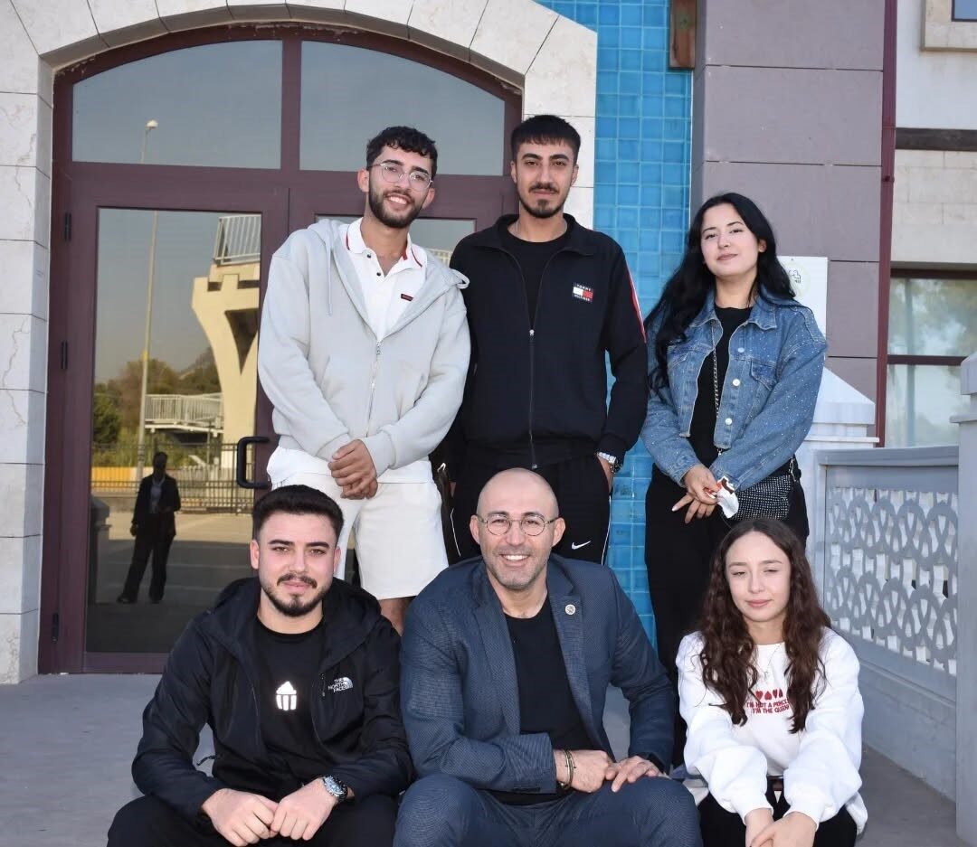 Germencik Belediye Başkanı Burak Zencirci, ADÜ Germencik Yamantürk MYO öğrencileriyle