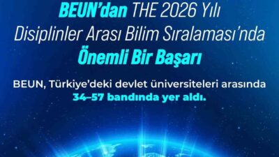 Zonguldak Bülent Ecevit Üniversitesi, Times Higher Education'un 2026 Disiplinler Arası