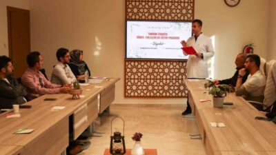 Konya'nın Beyşehir ilçesinde aile hekimleri, sağlıkta karşılaştıkları zorluklar için Beyşehir