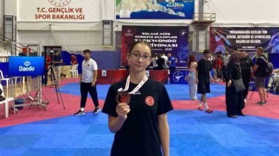 Bilecikli taekwondo sporcusu Neslişah Ençok, Sırbistan'daki Multi Avrupa Oyunları'nda ikinci
