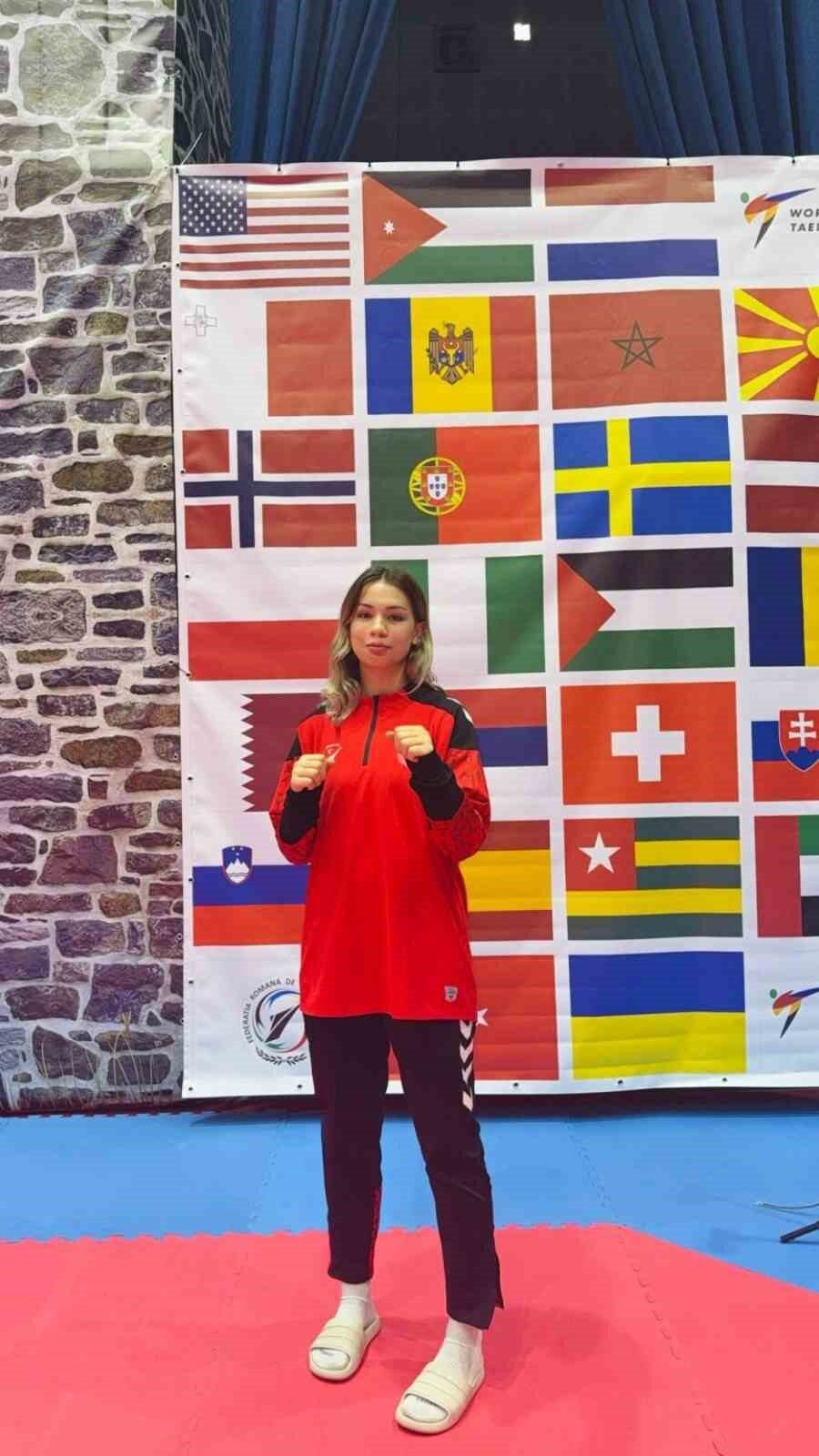 Bilecikli taekwondo sporcusu Afrasu Bozkurt, A Milli Takım'a seçilerek Uluslararası