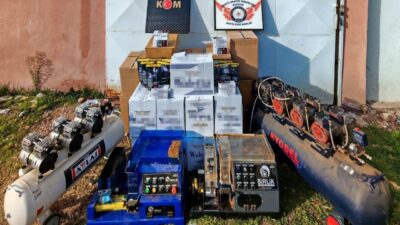 Bilecik'in Bozüyük ilçesinde düzenlenen bir operasyonda, kaçak tütün mamulleri imalatına