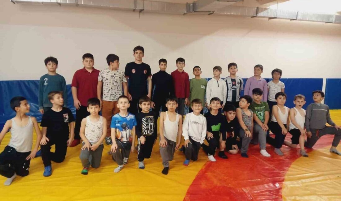 Bilecik’te, Gençlik ve Spor okulları bünyesinde güreş ve wushu antrenmanları