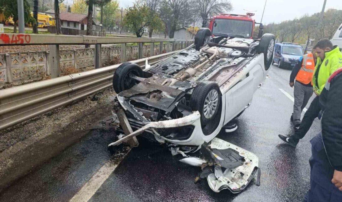 Pazaryeri’nde Takla Atan Araçta Sürücü Yaralandı, Hayati Tehlikesi Yok Bilecik’in Pazaryeri ilçesinde Güngör K. yönetimindeki 34 GGB 502 plakalı