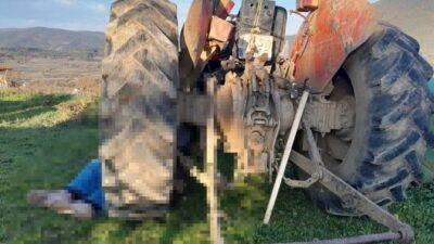 Bilecik'in Osmaneli ilçesinde 77 yaşındaki İsmail Uysal, vitesini boşalarak el