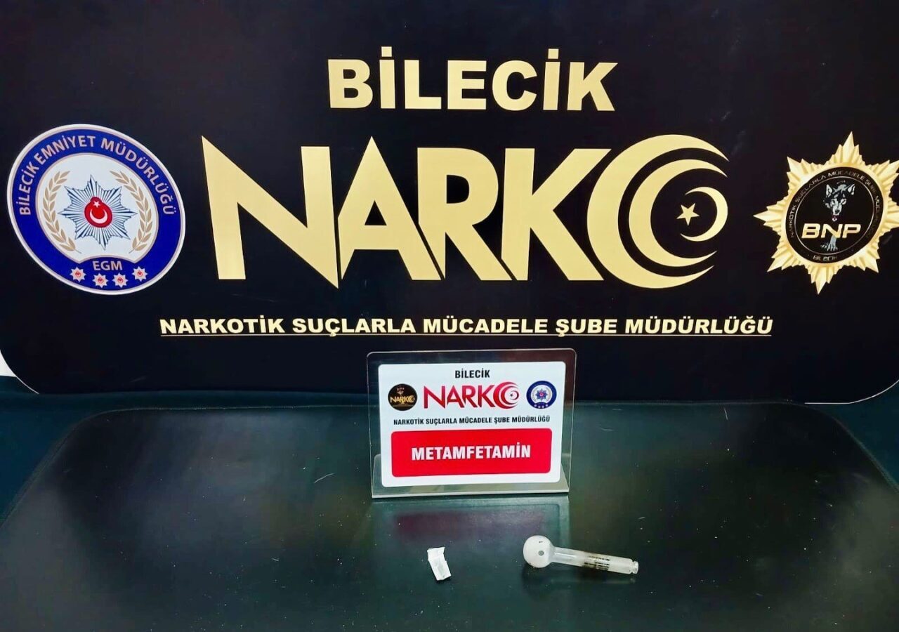Bilecik’teki uyuşturucu operasyonunda, Narkotik Suçlarla Mücadele ekipleri bir kişiyi gözaltına