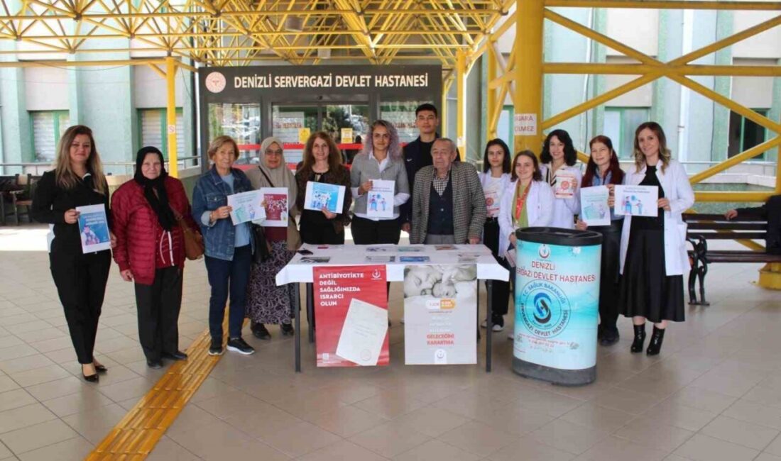 Denizli İl Sağlık Müdürlüğü, 18-24 Kasım Dünya Antimikrobiyal Farkındalık Haftası'nda