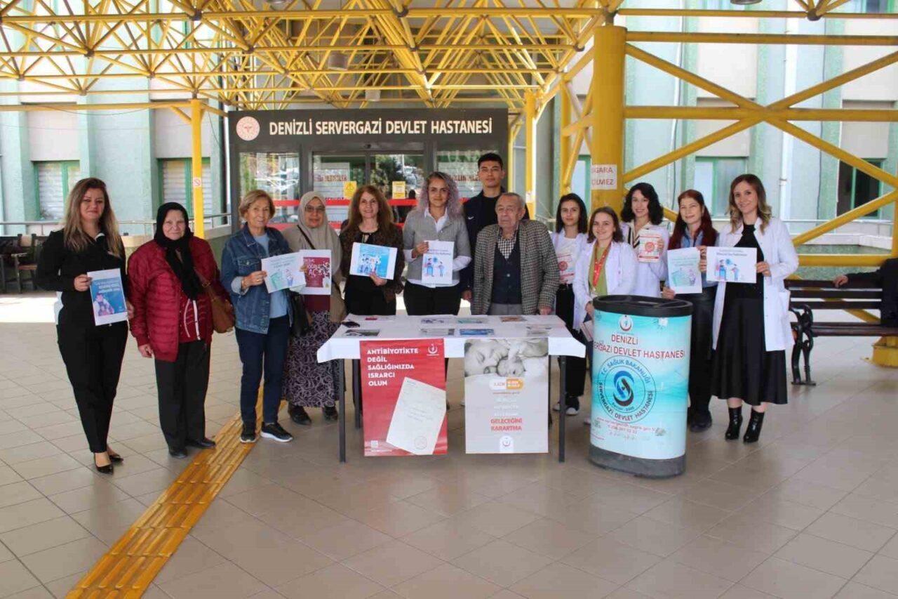 Denizli İl Sağlık Müdürlüğü, 18-24 Kasım Dünya Antimikrobiyal Farkındalık Haftası'nda