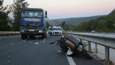 Kastamonu'da motosiklelete çarpıp 1 kişinin ölümüne neden olan beton mikseri