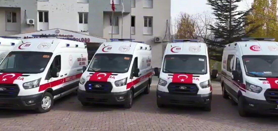 Bitlis’e, acil sağlık hizmetlerinde kullanılmak üzere 7 yeni ambulans tahsis