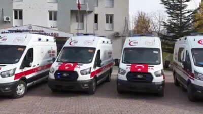 Bitlis’e, acil sağlık hizmetlerinde kullanılmak üzere 7 yeni ambulans tahsis