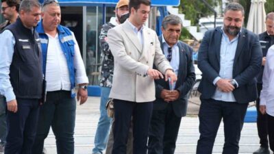Bodrum Belediye Başkanı Tamer Mandalinci, Yalıkavak Mahallesi'ndeki üstyapı çalışmalarını inceledi