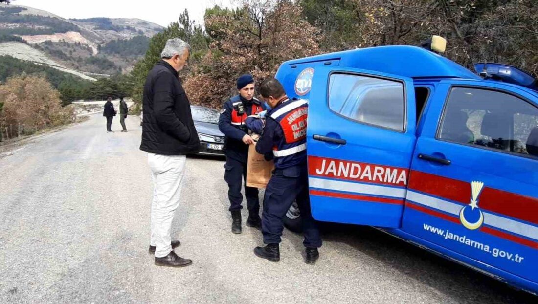 Bolu'nun Mudurnu ilçesinde İsmail Kandemir'in kullandığı traktör devrildi. Kazada römork