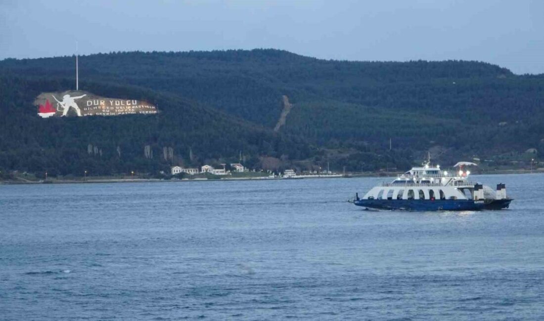 Çanakkale'deki Bozcaada ve Gökçeada feribot seferleri, olumsuz hava koşulları yüzünden