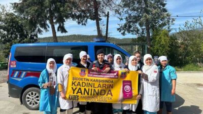 Aydın'ın Bozdoğan ilçesinde, İlçe Emniyet Amirliği ve Jandarma Komutanlığı, kadınlara