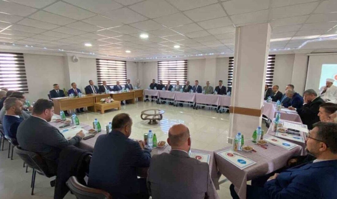Konya İl Müftülüğü, ilçe müftülerinin katılımıyla Bozkır'da aylık değerlendirme toplantısı