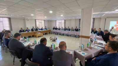 Konya İl Müftülüğü, ilçe müftülerinin katılımıyla Bozkır'da aylık değerlendirme toplantısı