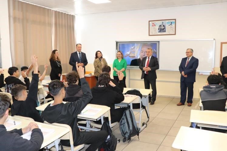 Bozüyük Kaymakamı Adem Öztürk ve İlçe Milli Eğitim Müdürü Servet