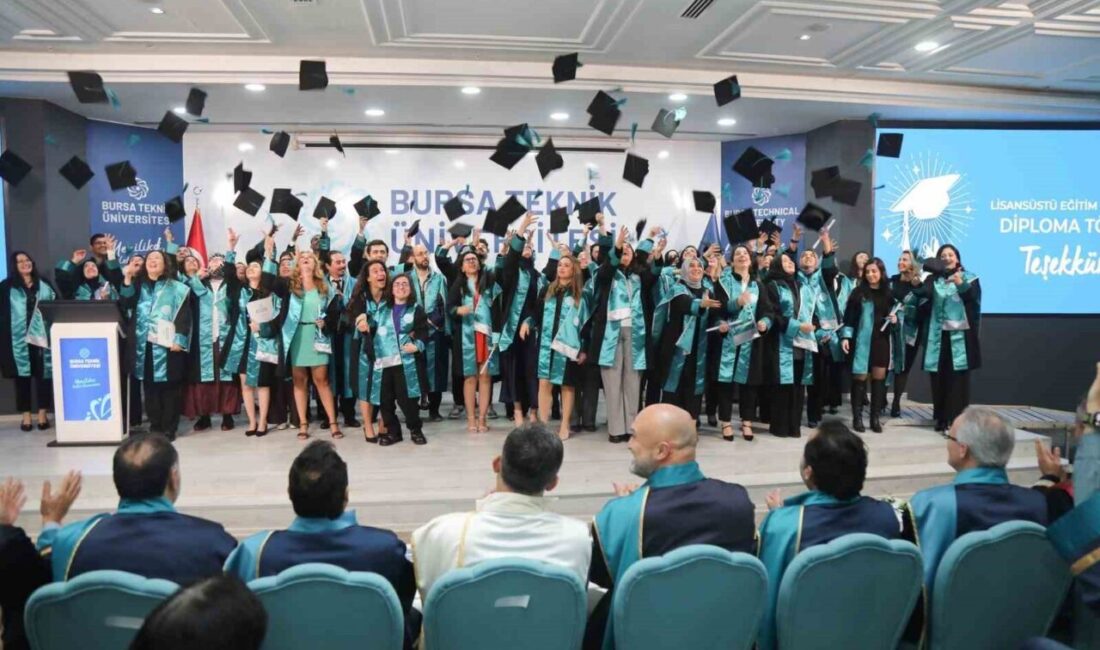 Bursa Teknik Üniversitesi'nde 449 yüksek lisans ve doktora mezunu için