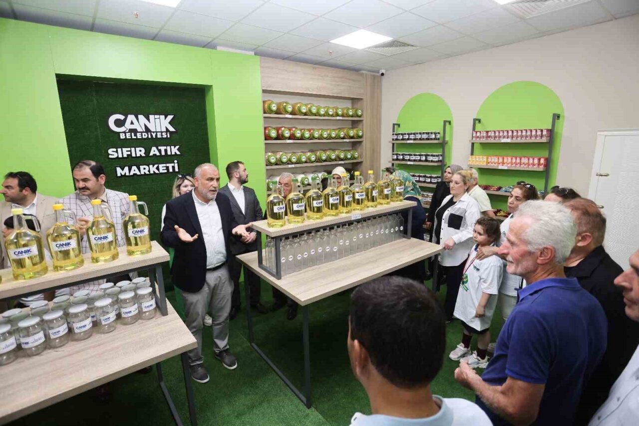 Canik Sıfır Atık Marketi ile Geri Dönüştürülebilir Atıklar Karşılığında Ekonomik Destek Sağlanıyor
