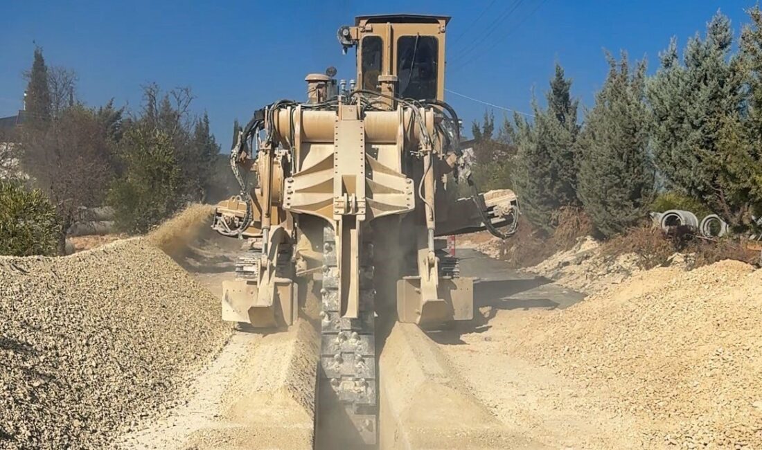 Gaziantep Büyükşehir Belediyesi, Burç bölgesinde içmesuyu ve kanalizasyon projelerinin yüzde