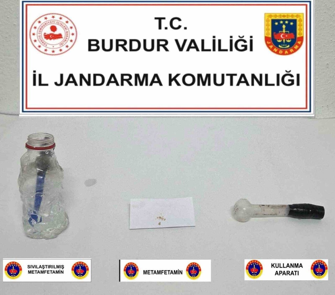 Burdur’da jandarma, uyuşturucu madde ile mücadele kapsamında düzenlediği operasyonda H.T.,
