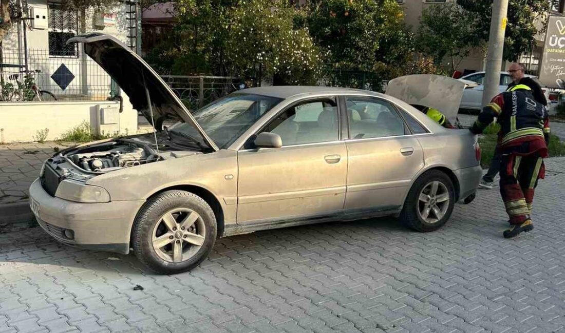 Burhaniye'nin Ören Mahallesi'nde seyir halindeki 26 B 4774 plakalı otomobilin