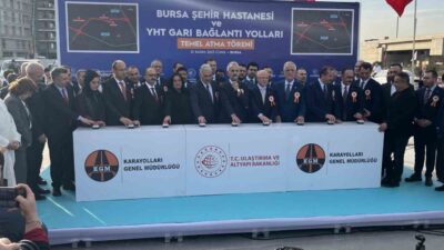 Ulaştırma ve Altyapı Bakanı Abdulkadir Uraloğlu, Bursa Şehir Hastanesi ve