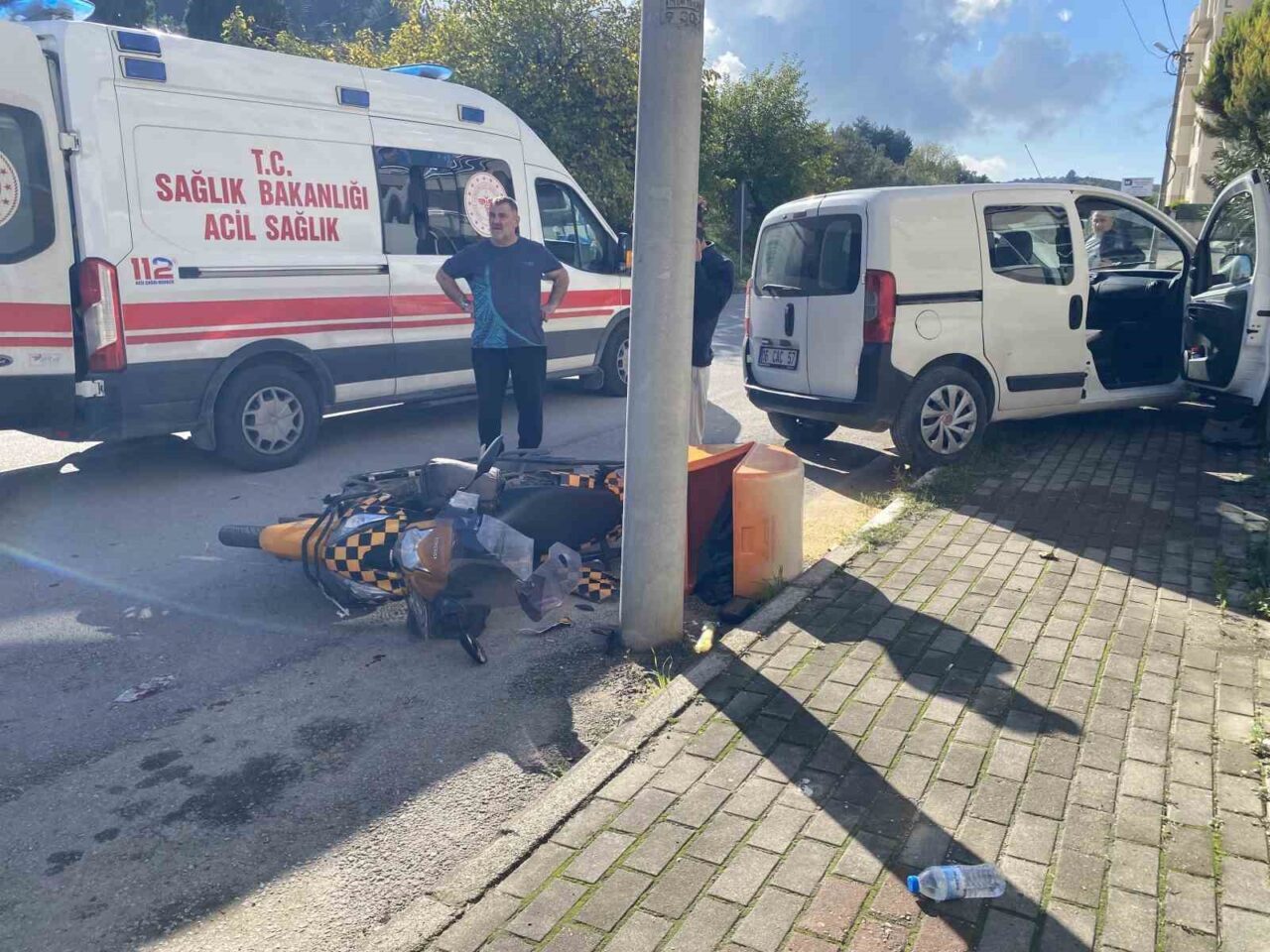 Bursa'nın Mudanya ilçesinde, sürücü eğitim pistinde ehliyetsiz bir gencin yasak