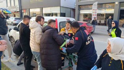 Bursa'nın İnegöl ilçesinde hafif ticari araç ile cipin çarpıştığı kazada