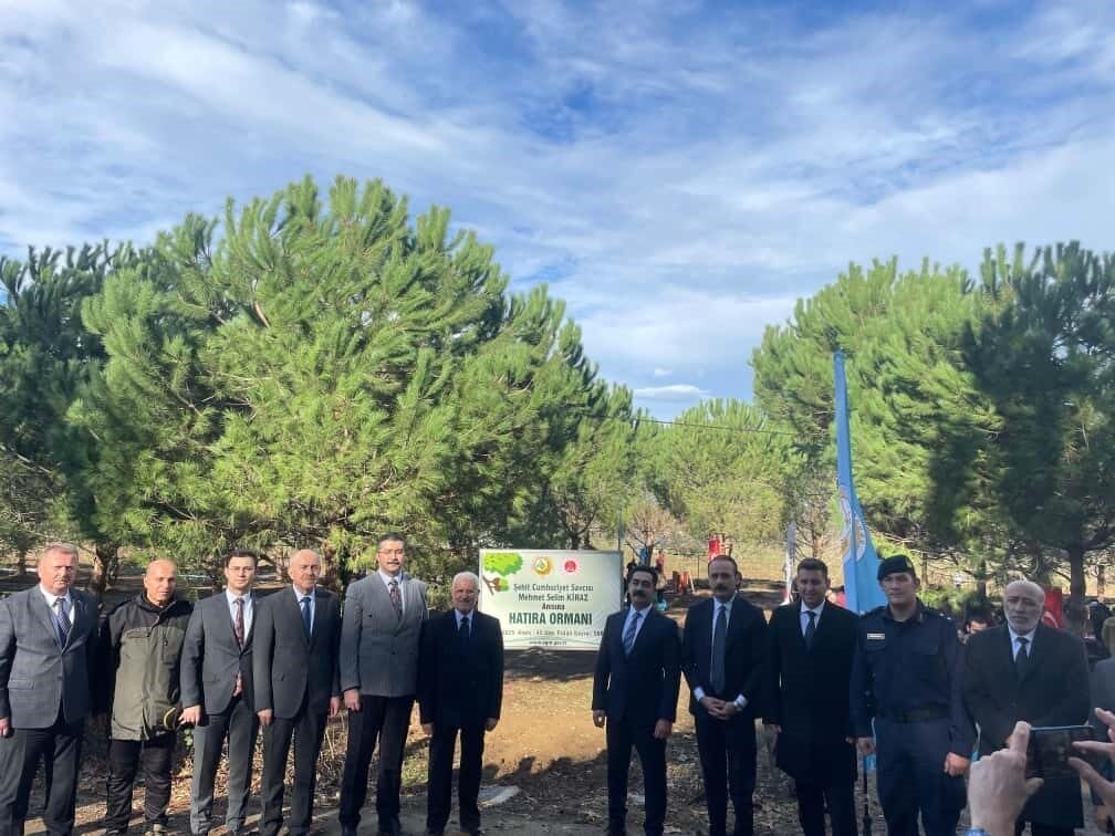 Bursa'nın Karacabey ilçesinde, 11 Kasım Milli Ağaçlandırma Günü'nde, 2015'te şehit