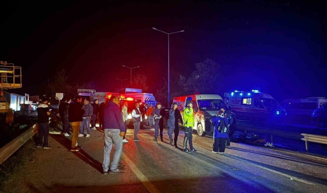 Bursa-Yalova Karayolu'nda meydana gelen zincirleme trafik kazasında 43 yaşındaki Sezai