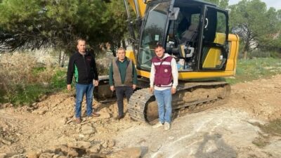 Aydın Orman İşletme Müdürlüğü, Burunköy Mahallesi'nde yangın yolları açma çalışmalarına