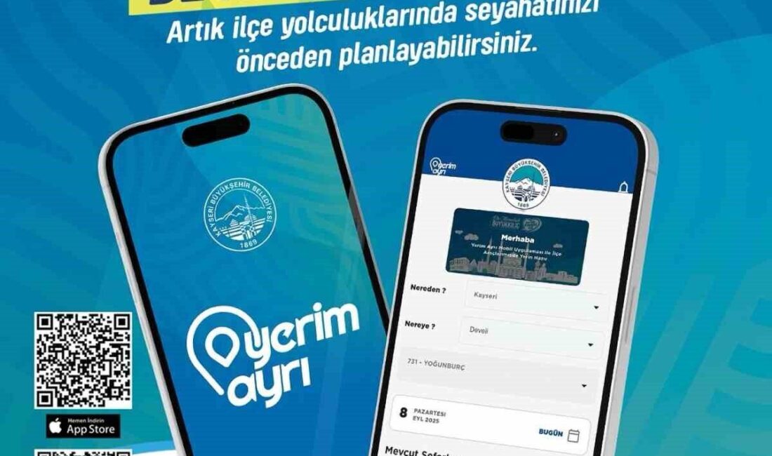 Kayseri Büyükşehir Belediyesi, 'Yerim Ayrı' uygulamasını Develi'de 21 Kasım itibarıyla