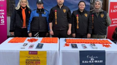 Çankırı İl Emniyet Müdürlüğü, KADES projesi hakkında bilgilendirme amacıyla stant