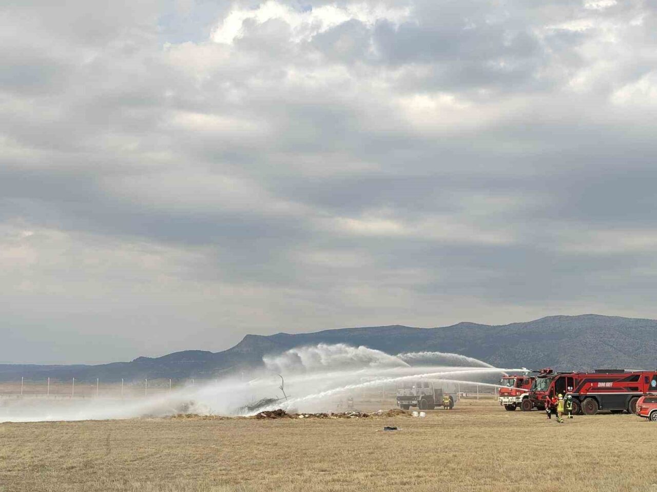 DENİZLİ (İHA) – Çardak Havaalanı'nda 2025 Yılı Acil Durum Tatbikatı