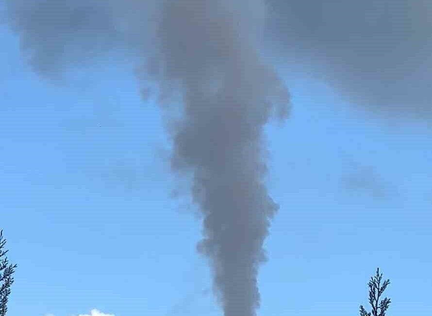 ABD merkezli Cargill'in Bursa'nın Orhangazi ilçesindeki fabrikasından yükselen yoğun duman,