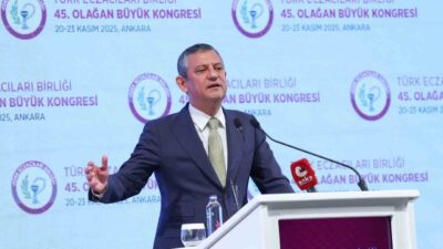 CHP Genel Başkanı Özgür Özel, Türk Eczacıları Birliği Kongresi'nde adil