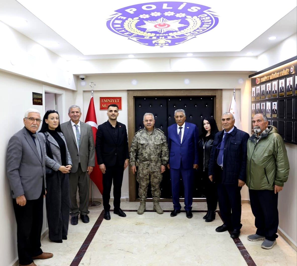 CHP Iğdır İl Başkanı Nizamettin Ada, İl Emniyet Müdürü Niyazi