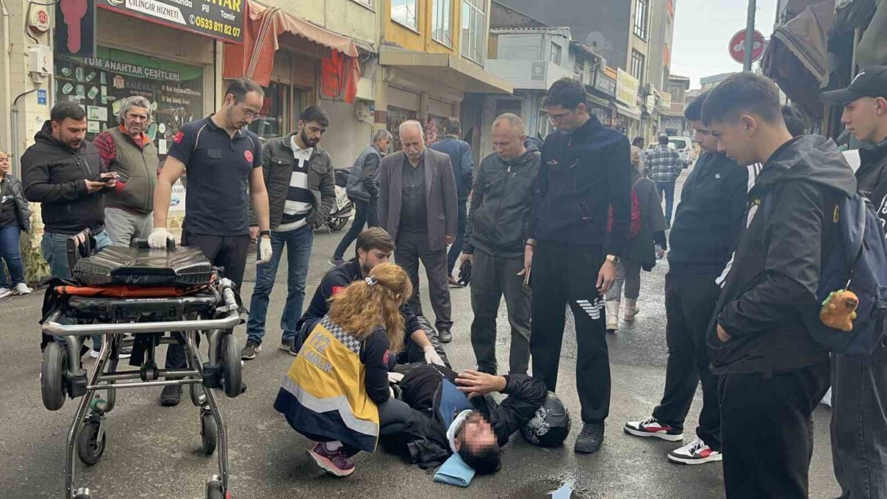 Tekirdağ Çorlu’da motosiklet kazalarında iki kişi yaralandı. İlk kaza, Y.K.K.