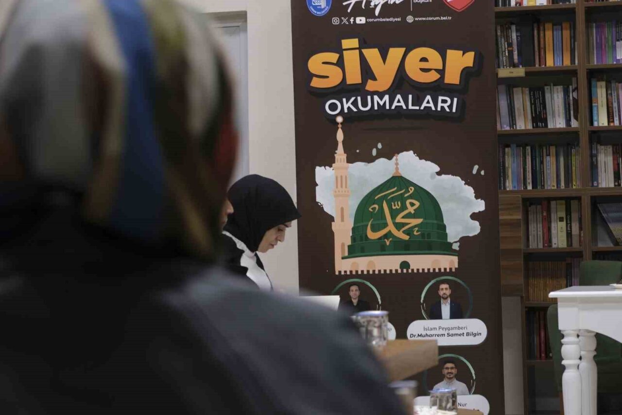 Çorum Belediyesi, Millet Kütüphanesi'nde düzenlediği siyer okumalarının ilki, Prof. Dr.