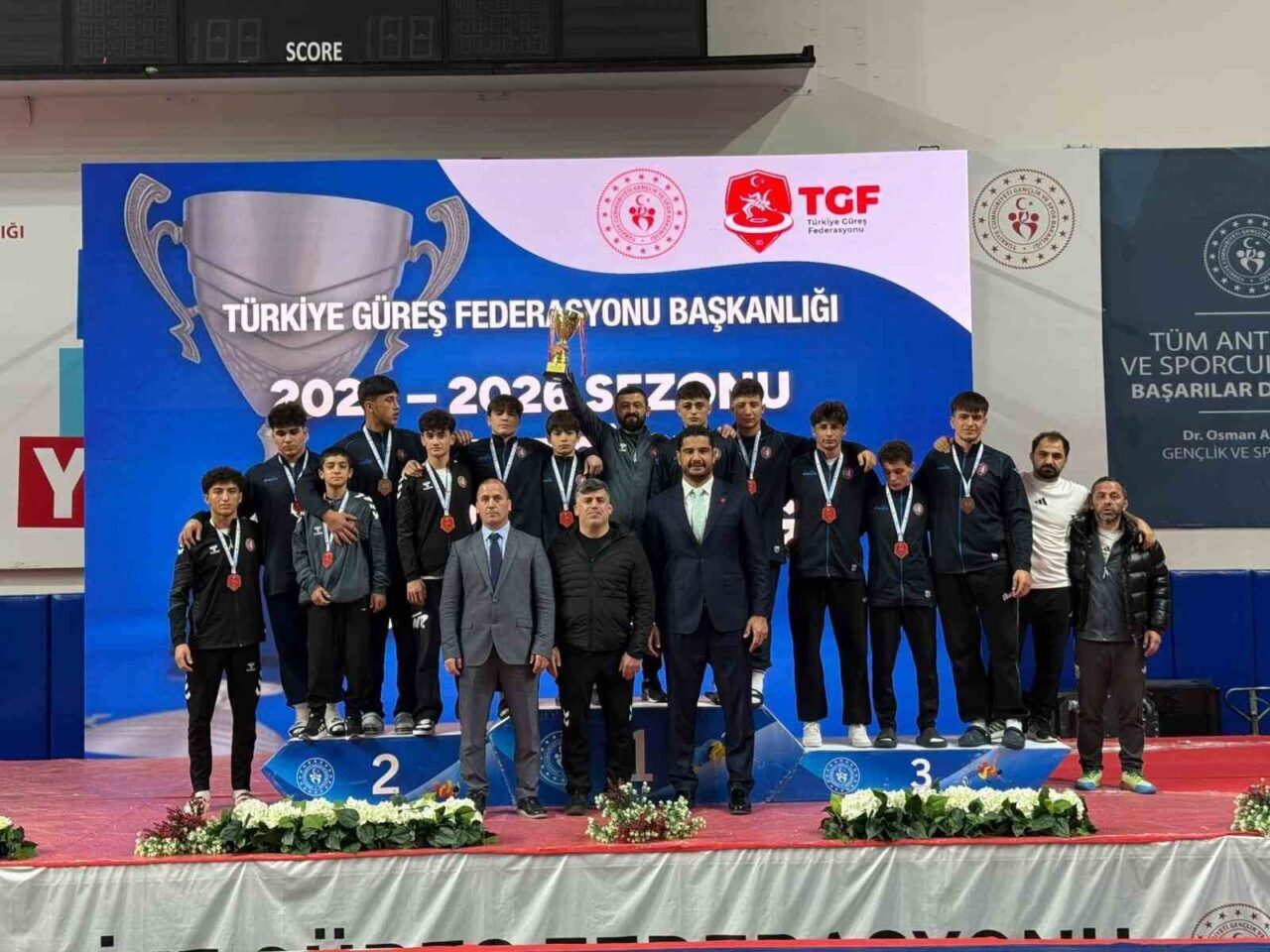 Çorum Belediyespor güreş takımı, Ankara'da düzenlenen 2025-2026 Serbest Güreş Yıldızlar