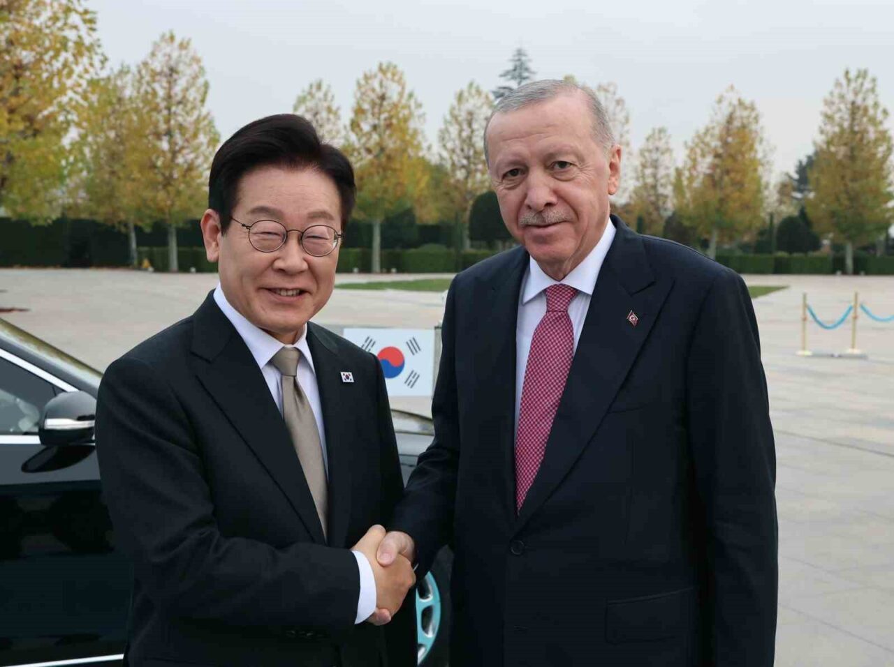 Cumhurbaşkanı Recep Tayyip Erdoğan, Güney Kore Devlet Başkanı Lee Jae