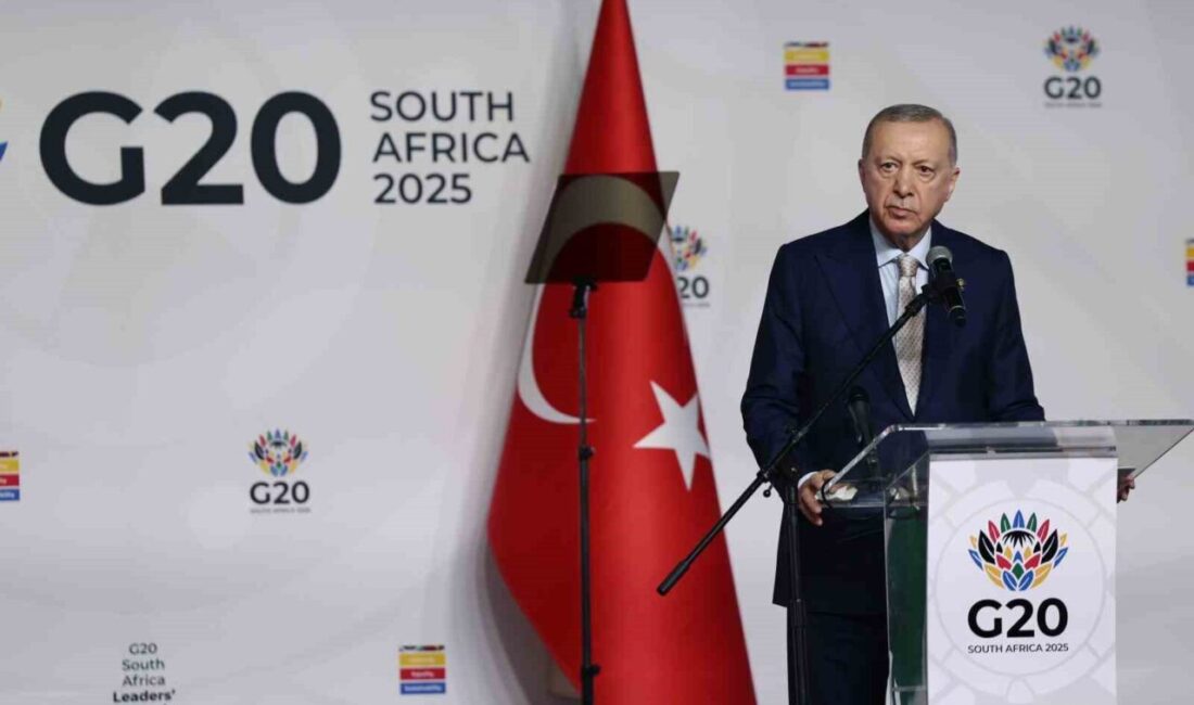 Cumhurbaşkanı Recep Tayyip Erdoğan, G20 Zirvesi sonrası yaptığı açıklamada Türkiye'nin